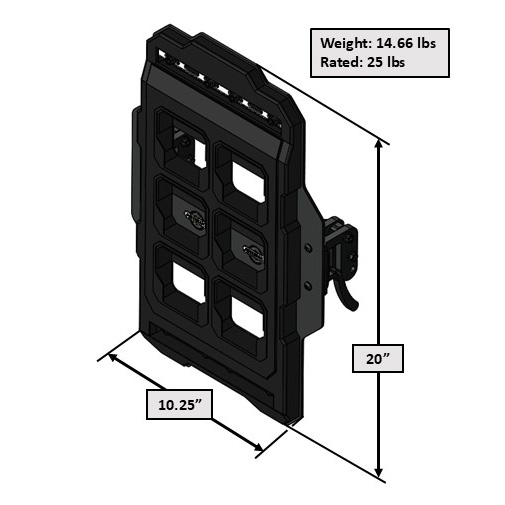 Milwaukee® Packout Wall Plate Adapter, Compact - Image 5