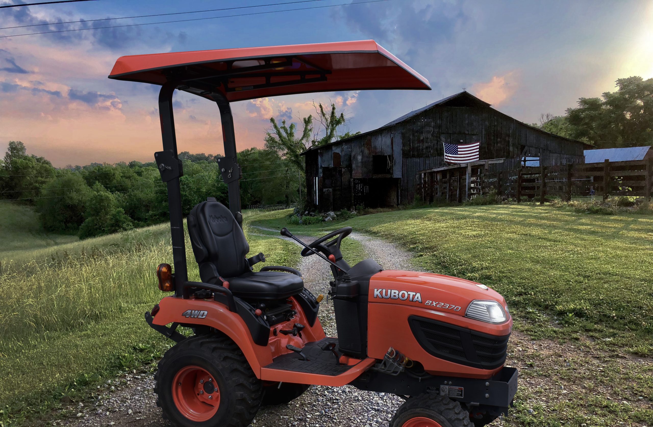 Extra Large Universal ROPS-Mount Canopy
