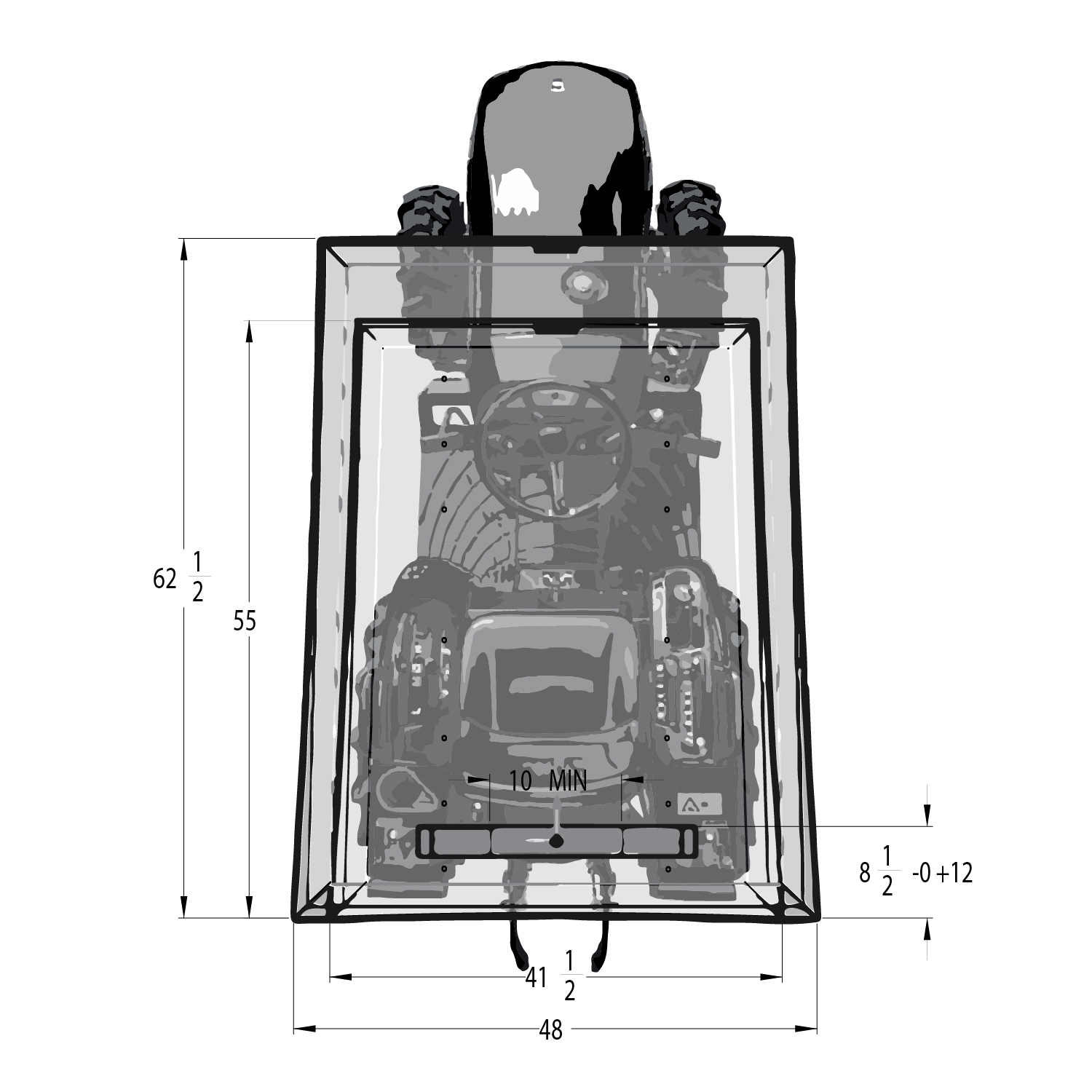 Extra Large Universal ROPS-Mount Canopy - Image 6